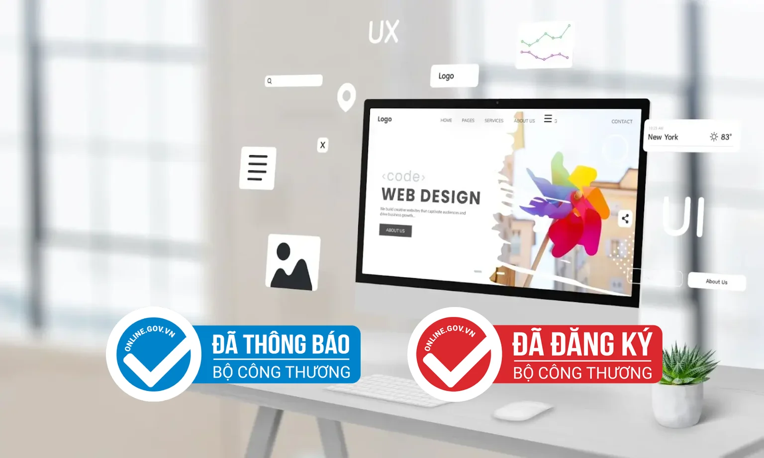 Thông Báo website với Bộ công thương